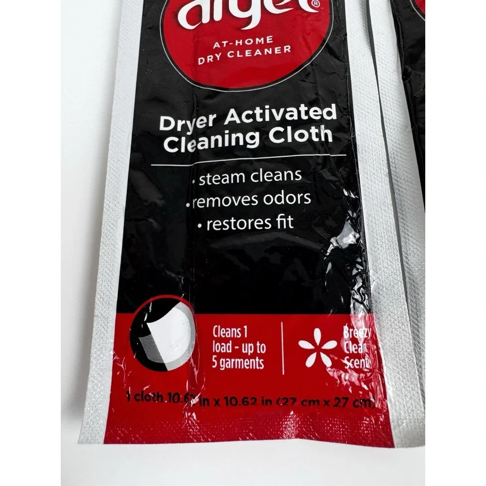 New Lot Of 2 Dryel At-Home‎ Dry Cleaner Dryer Activated Cleaning Cloths